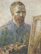 Vincent Van Gogh Self-Portrait in Fromt of thte Easel  (nn04) oil on canvas